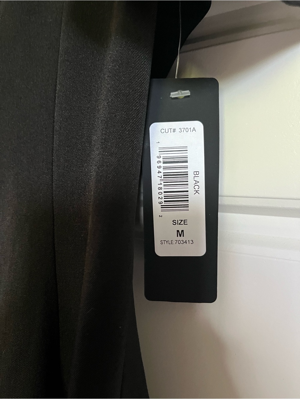 bebe Black Square-Neck Puff-Sleeve Mini Dress - Picture 7 of 8